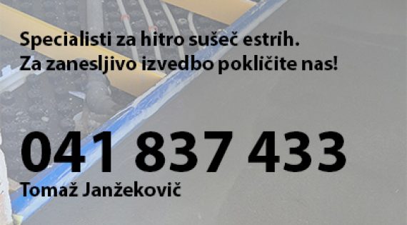 Hitrosušeči estrih