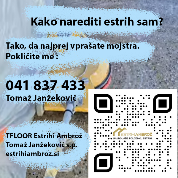 Kako narediti estrih sam