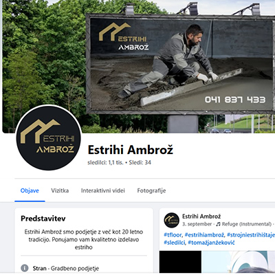 TFLOOR Estrihi Ambrož Facebook