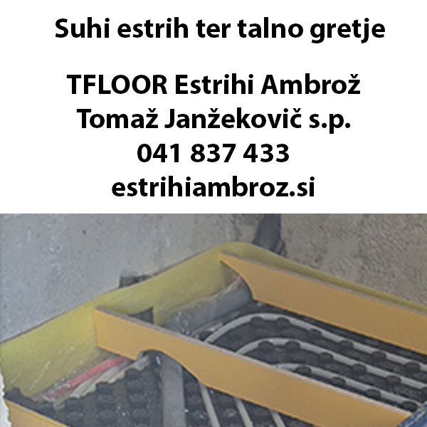 Suhi estrih ter talno gretje