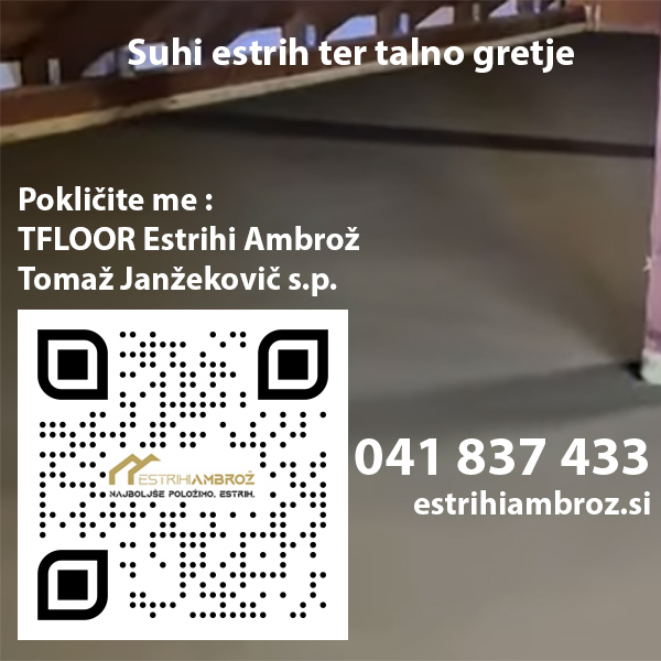 Suhi estrih ter talno gretje