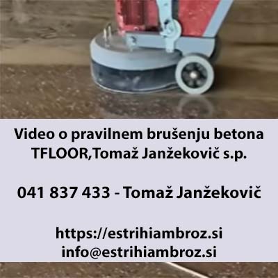 Video o pravilnem brušenju betona
