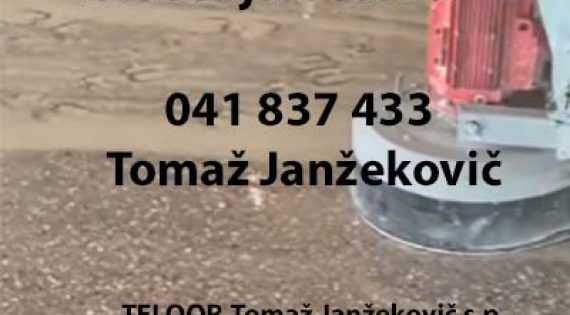 Video o pravilnem brušenju betona
